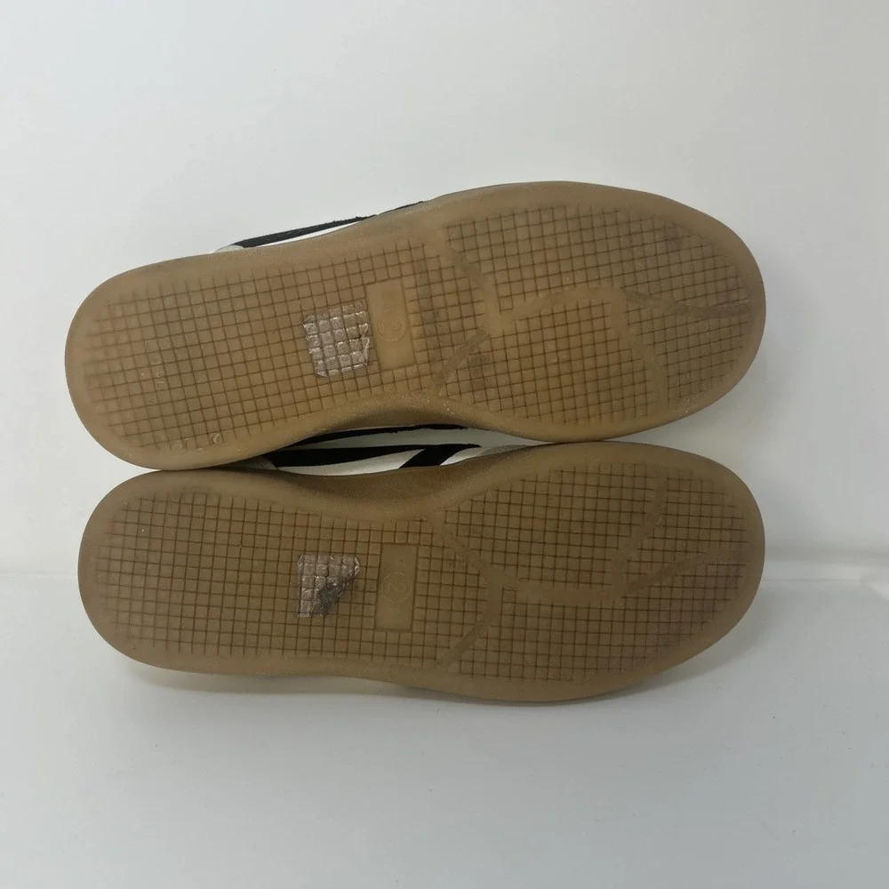 Primark White Contrast Panel Low Top Trainers Sneakers Kids Size 3 Women's‎ Sz 4